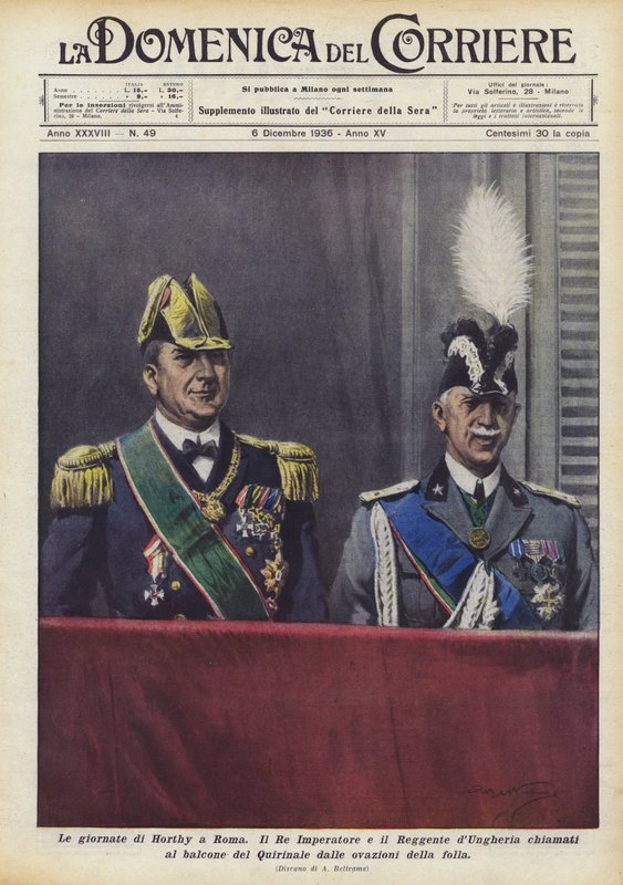 Os dias de Horthy em Roma de Achille Beltrame