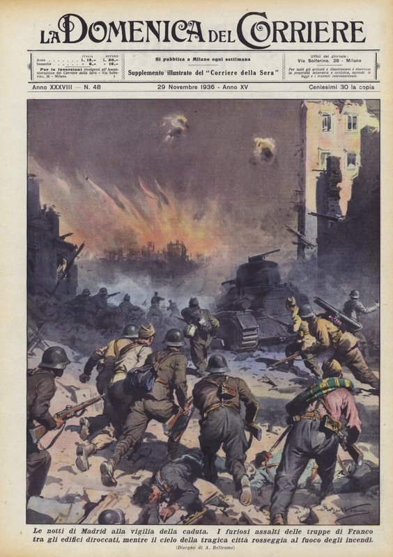 As noites de Madri na véspera da queda de Achille Beltrame