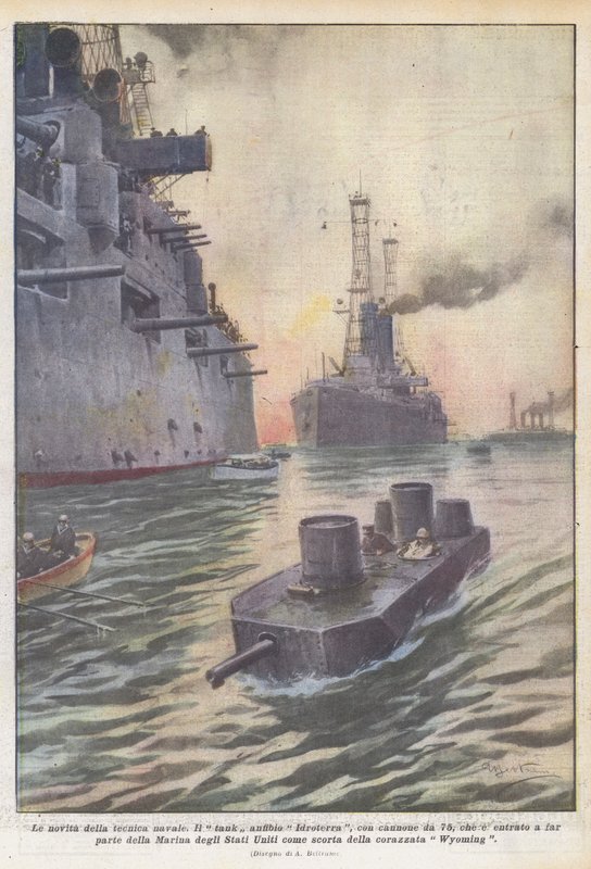 As novidades da técnica naval de Achille Beltrame