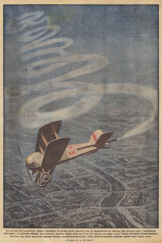 A notícia da aviação de Achille Beltrame