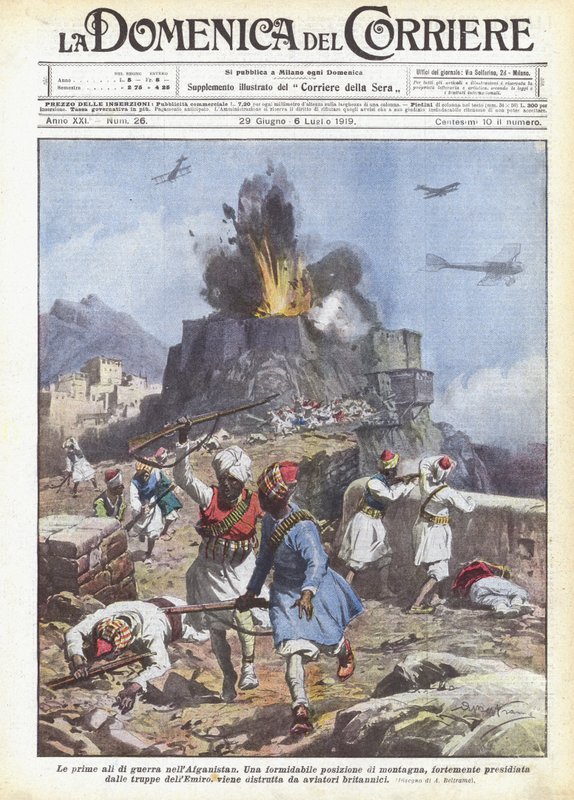 As primeiras guerras de guerra no Afeganistão de Achille Beltrame