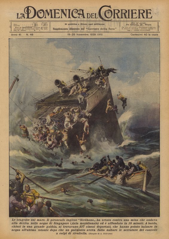 As tragédias no mar de Achille Beltrame