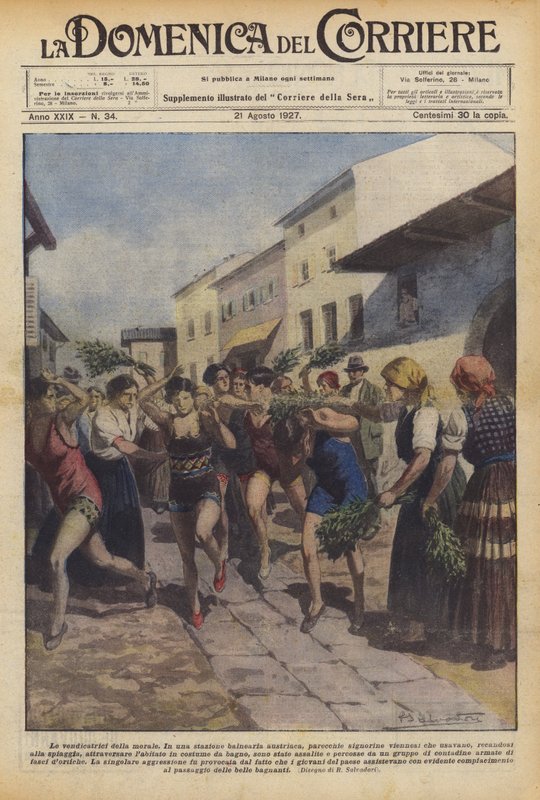 Os vingadores da moralidade de Achille Beltrame