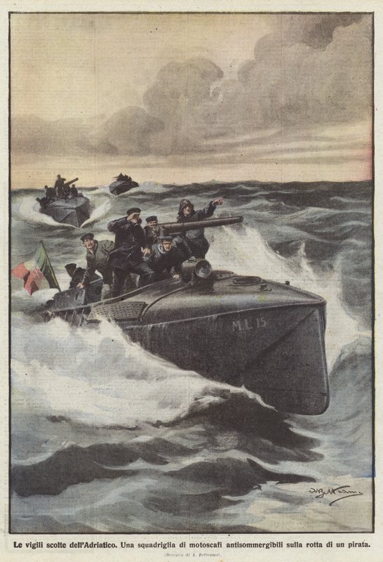 As brigadas escolares do Adriático de Achille Beltrame