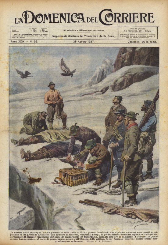 As vítimas da montanha de Achille Beltrame