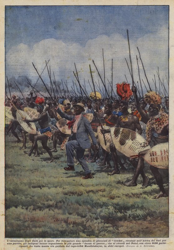 Entusiasmo zulu pelo esporte de Achille Beltrame