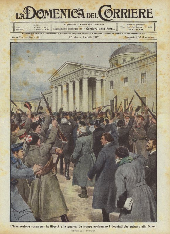 A insurreição russa pela liberdade e pela guerra de Achille Beltrame