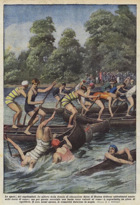 O esporte dos capitomboli de Achille Beltrame