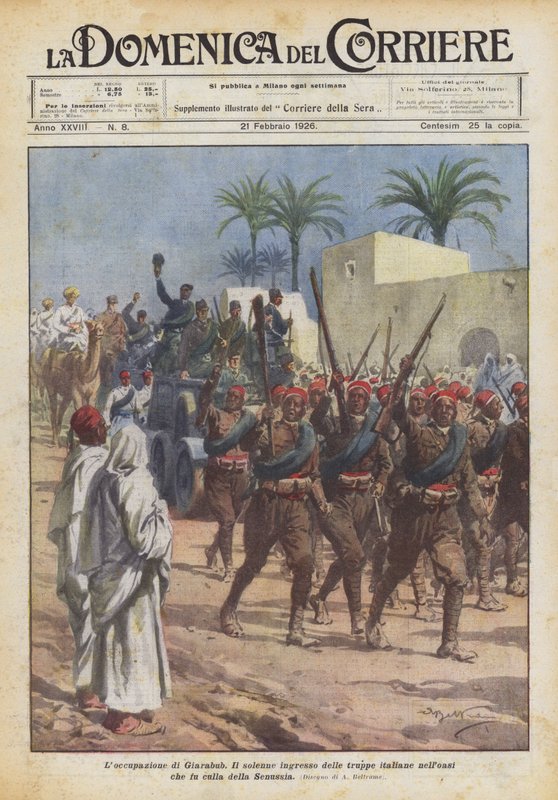 A ocupação de Giarabub de Achille Beltrame