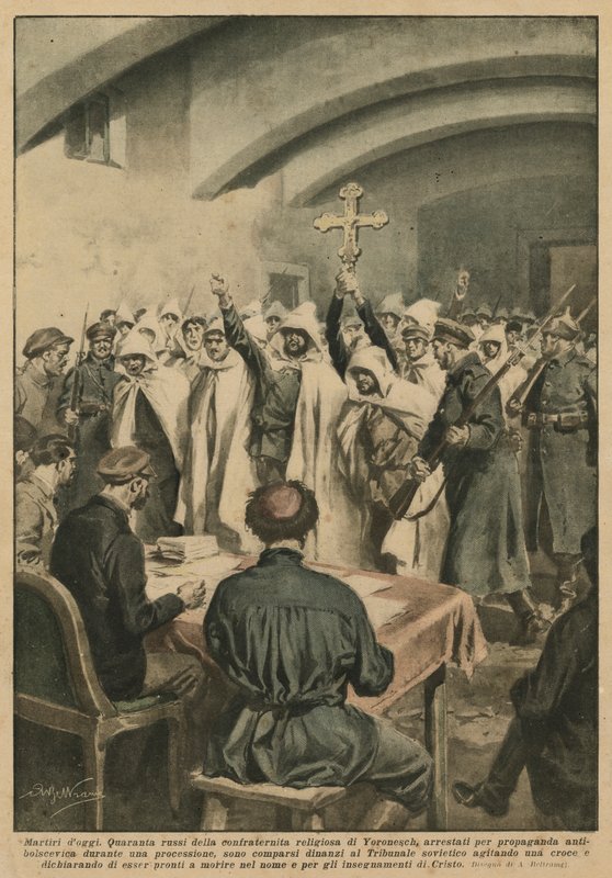 Mártires hoje de Achille Beltrame