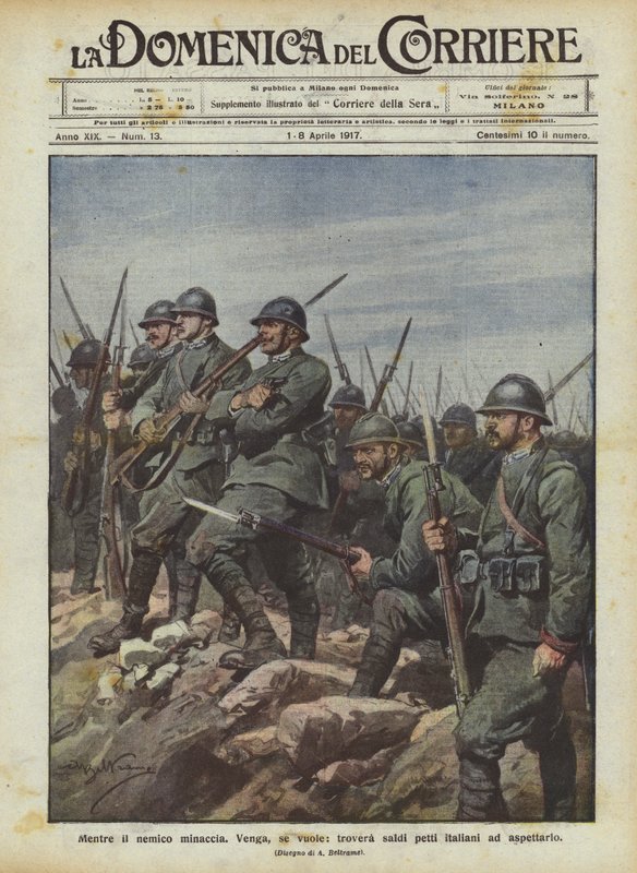 Enquanto o inimigo ameaça de Achille Beltrame