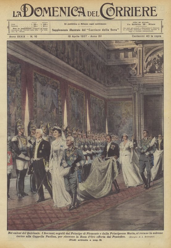 Nos salões do Quirinale de Achille Beltrame