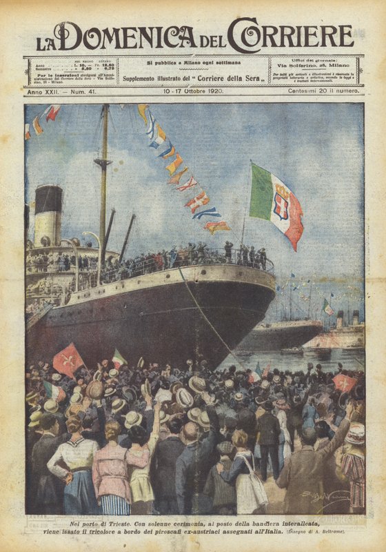 No porto de Trieste de Achille Beltrame