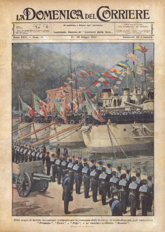 Nas águas de Spezia de Achille Beltrame