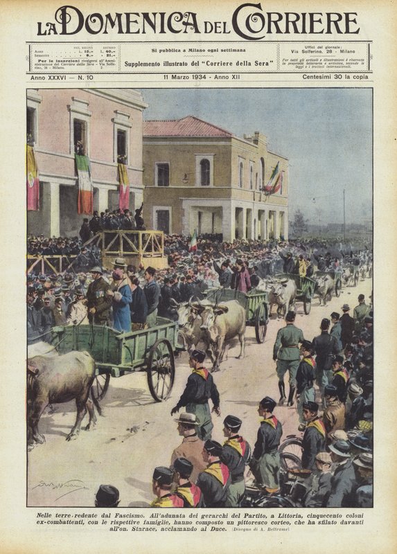 Nas terras redimidas pelo fascismo de Achille Beltrame