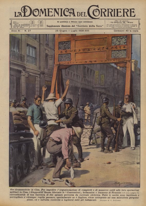 Horas dramáticas na China de Achille Beltrame
