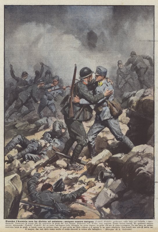 Porque a Áustria não tem o direito de existir, sangue contra sangue de Achille Beltrame