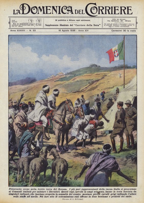 Cenas pitorescas na terra fértil dos Boranas de Achille Beltrame