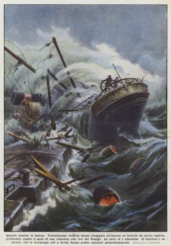Quando a tempestade domina de Achille Beltrame