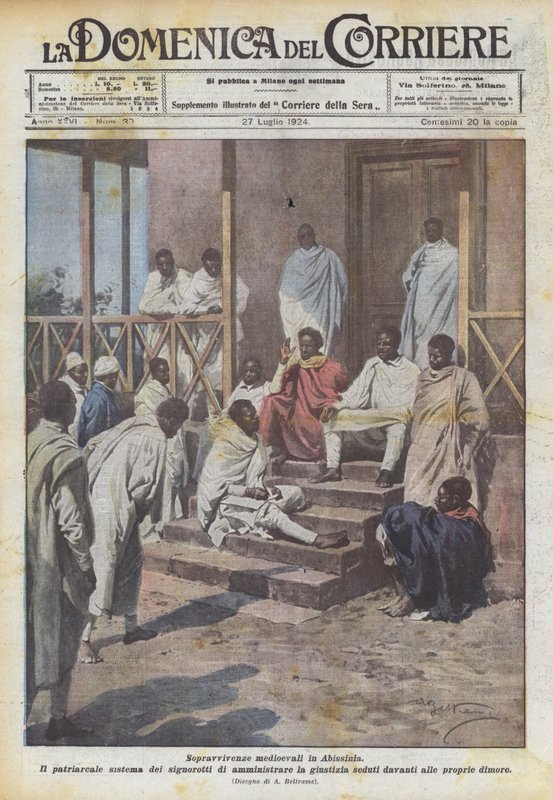 Sobreviventes medievais na Abissínia de Achille Beltrame
