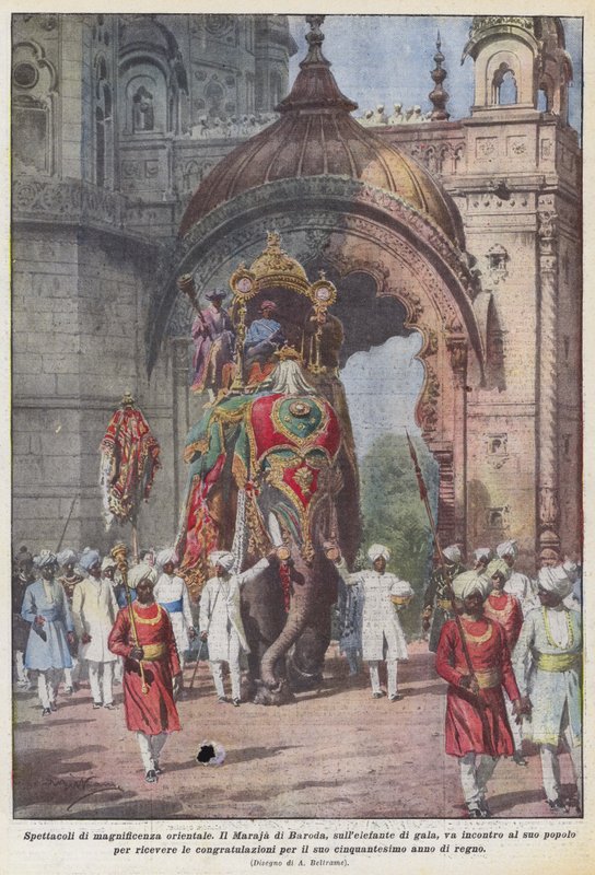 Shows de magnificência oriental de Achille Beltrame