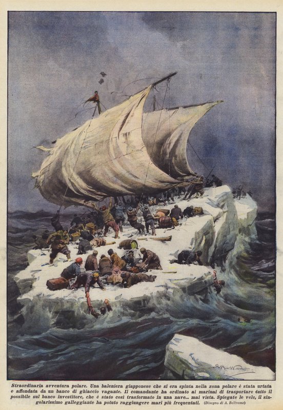 Aventura polar extraordinária de Achille Beltrame
