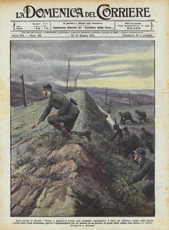 Na estrada para Trieste de Achille Beltrame