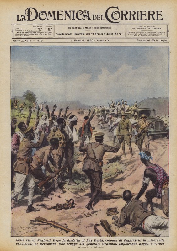No caminho para Neghelli de Achille Beltrame