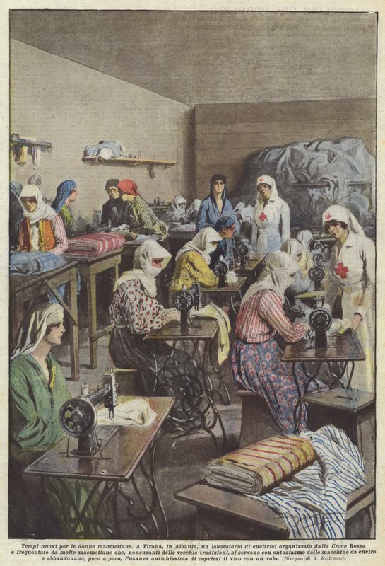Novos tempos para mulheres maometanas de Achille Beltrame