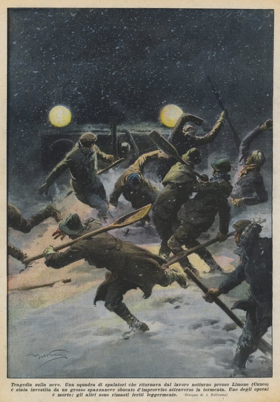 Tragédia na neve de Achille Beltrame