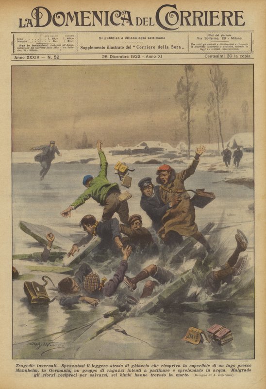 Tragédias de inverno de Achille Beltrame