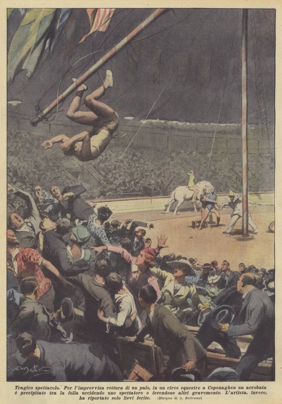 Show trágico de Achille Beltrame