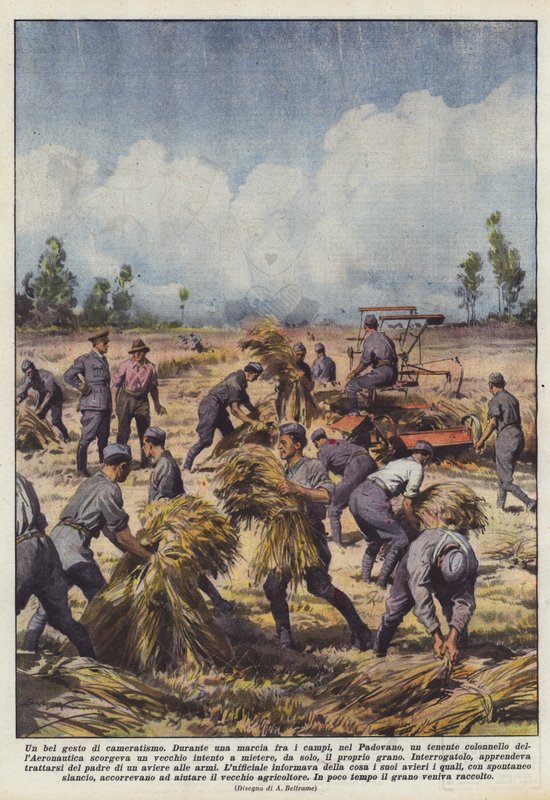 Um bom gesto de camaradagem de Achille Beltrame