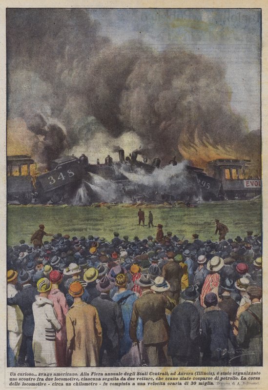 Um curioso Lazer americano de Achille Beltrame
