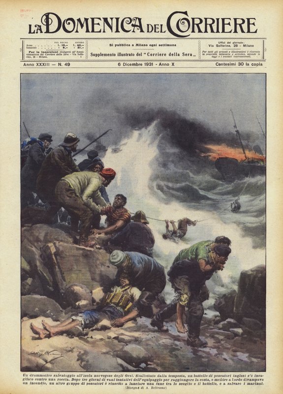 Um resgate dramático na ilha norueguesa dos ursos de Achille Beltrame