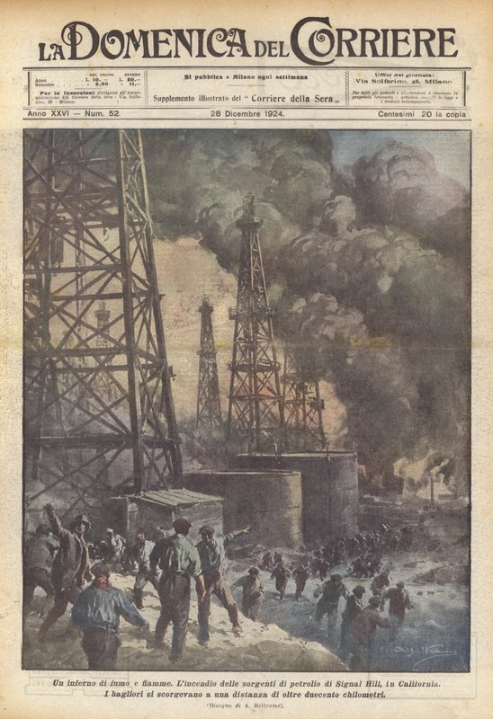 Um inferno de fumaça e chamas de Achille Beltrame