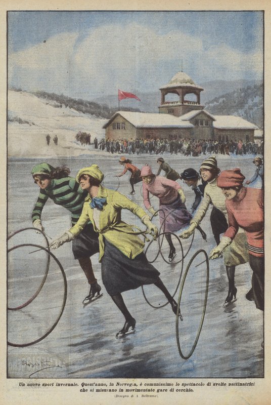 Um novo esporte de inverno de Achille Beltrame