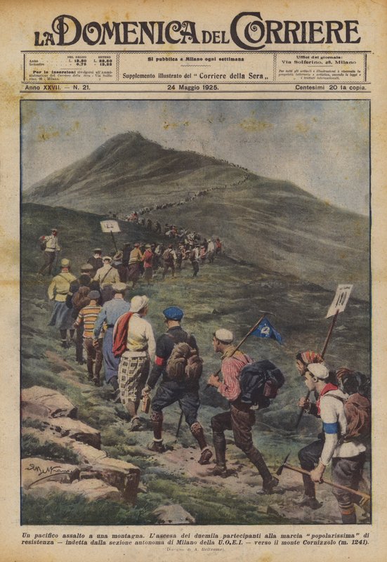 Um assalto pacífico em uma montanha de Achille Beltrame