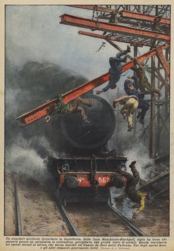 Um acidente ferroviário singular na Inglaterra de Achille Beltrame