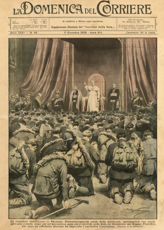 Uma recepção singular no Vaticano de Achille Beltrame