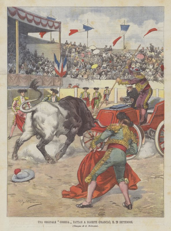 Uma Original Corrida Fata em Biarritz (França), 29 de setembro de Achille Beltrame