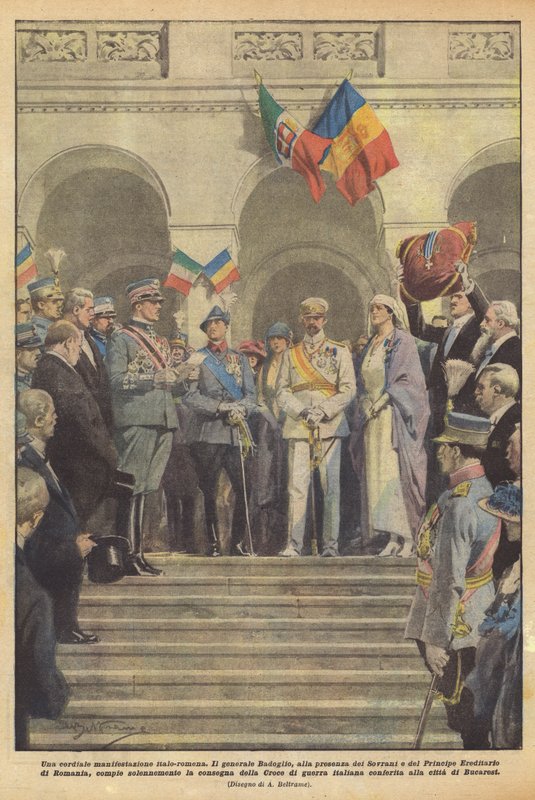 Um evento italiano-romeno cordial de Achille Beltrame