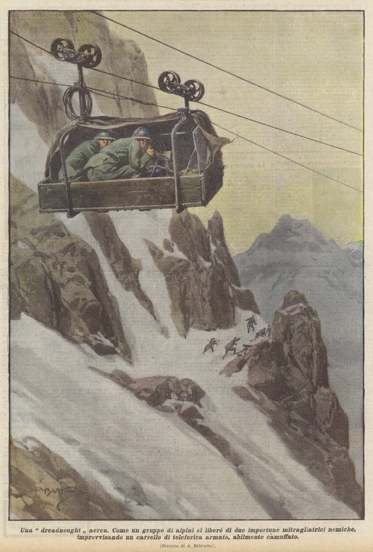 Um dreadnought aéreo de Achille Beltrame