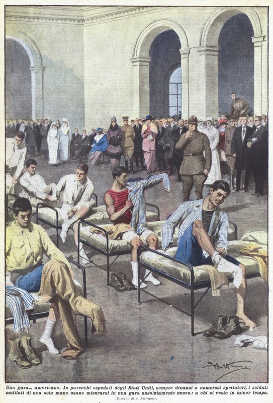 Uma corrida americano de Achille Beltrame