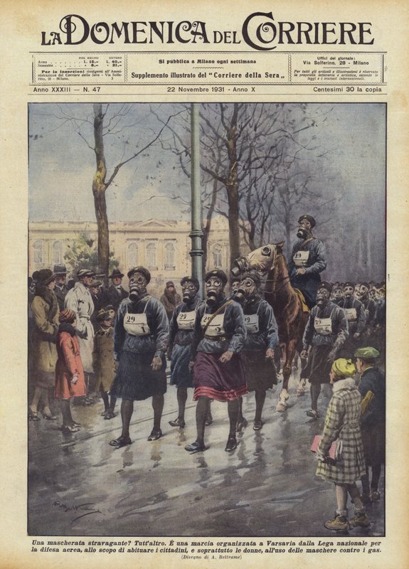 Um disfarce extravagante de Achille Beltrame