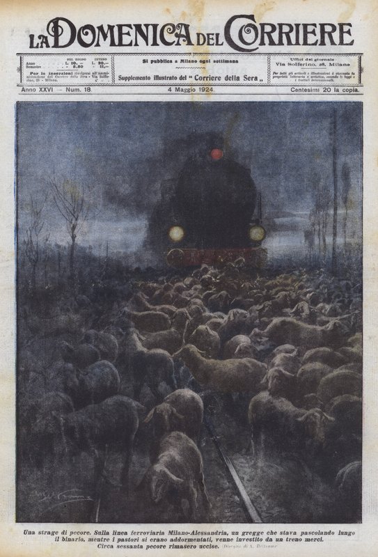 Um massacre de ovelhas de Achille Beltrame