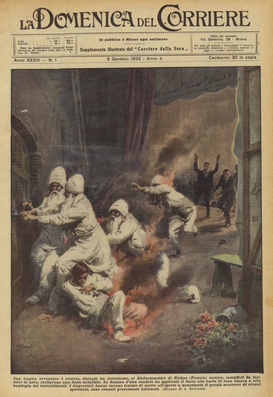 Uma trágica aventura e, durante um intermezzo, ocorreu aos cineastas de Elohne de Achille Beltrame