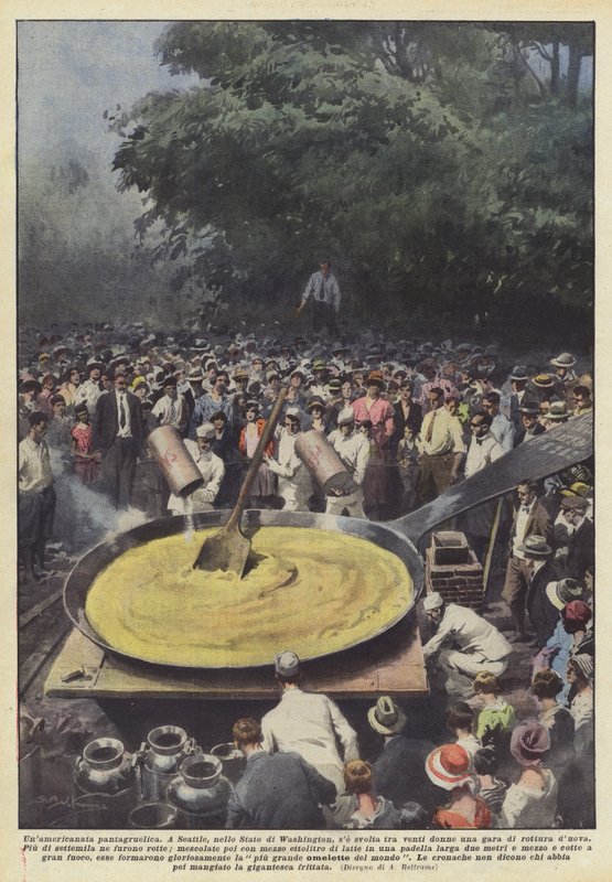 Unamericanata pantagruelica de Achille Beltrame
