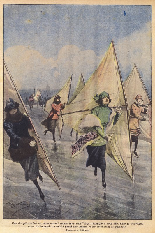Um dos esportes de inverno mais curiosos e emocionantes, o skate que se originou na Noruega de Achille Beltrame