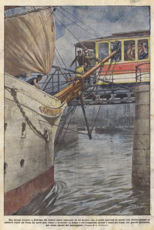 Um estranho confronto em Dublin de Achille Beltrame